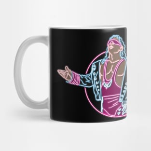 Bret Hart neon color Mug